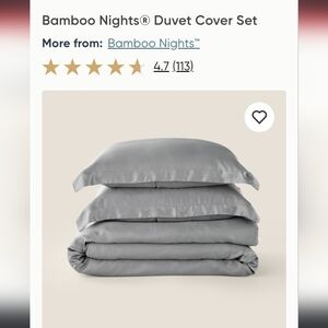 Gray Duvet Cover Set